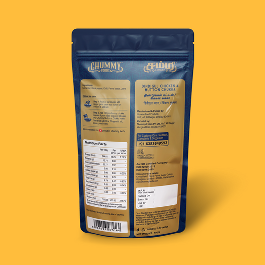 Dindigul Mutton and Chicken Chukka Mix 100g